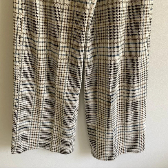 H&M Plaid Blazer and Stretchy Wide Leg High Rise Pants Set Size S/4 - Picture 10 of 13